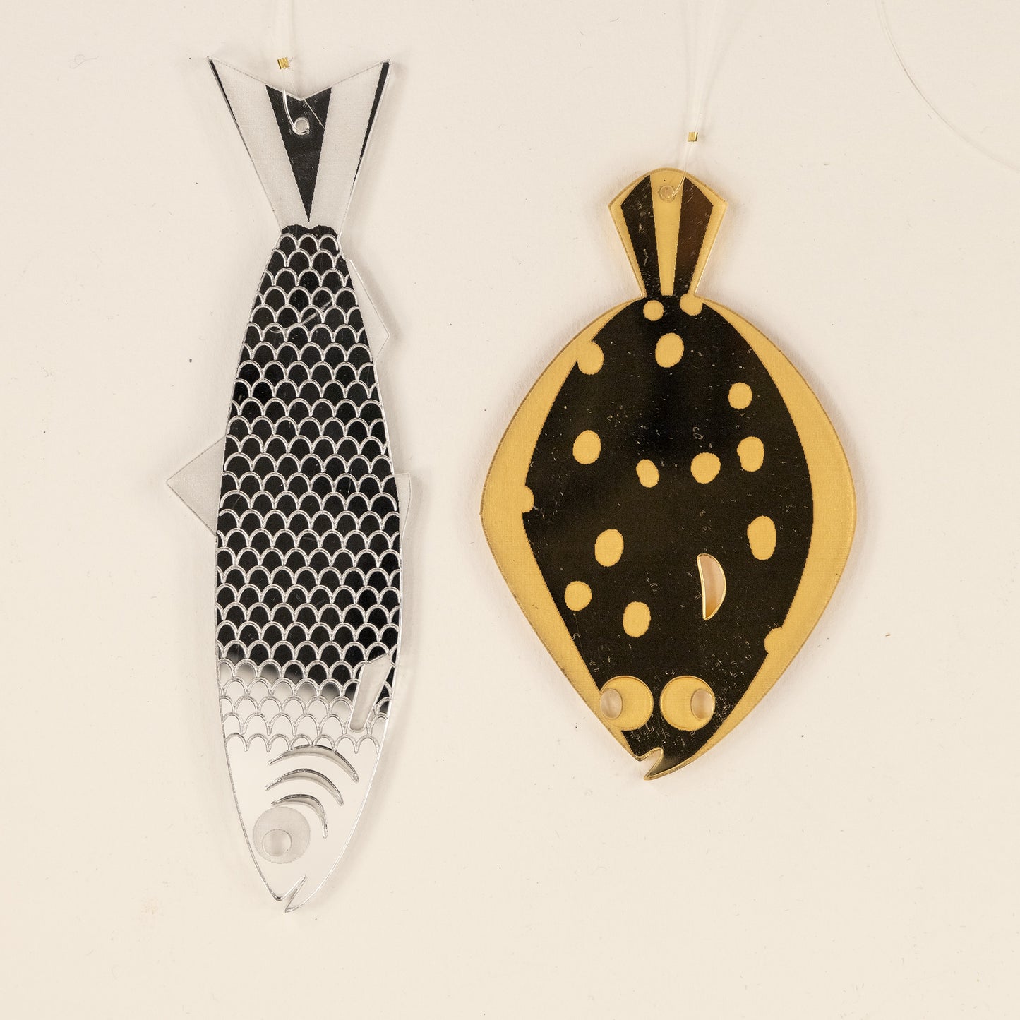 Lille rødspætte og stor sild